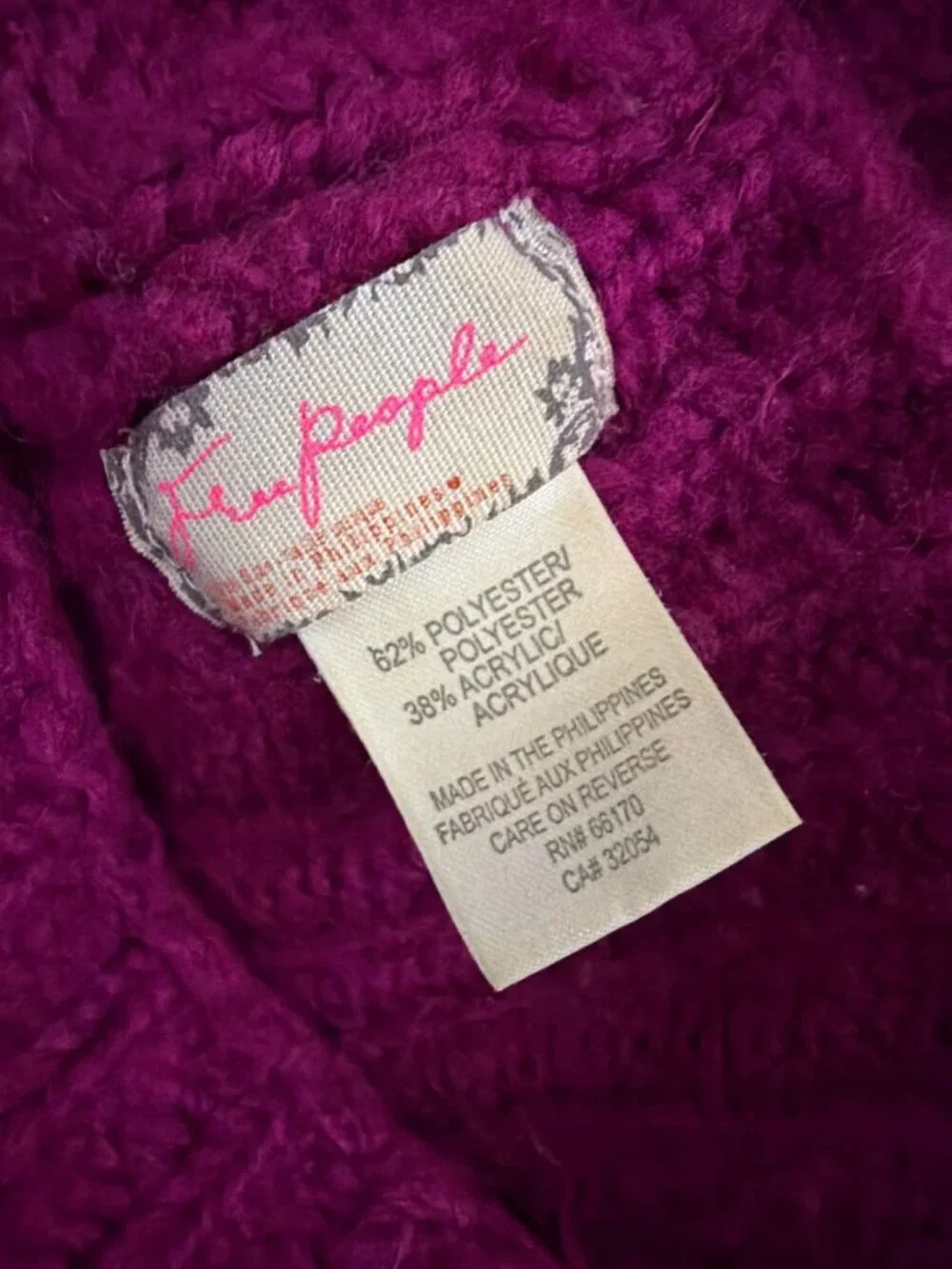 Free People Textured Knit Infinity Scarf